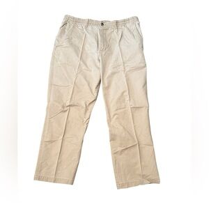 Roundtree & Yorke Men's Khaki Chinos